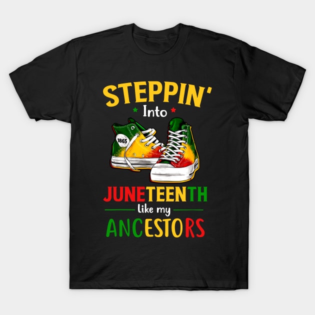 Stepping Juneteenth Ancestors T-Shirt by boltongayratbek